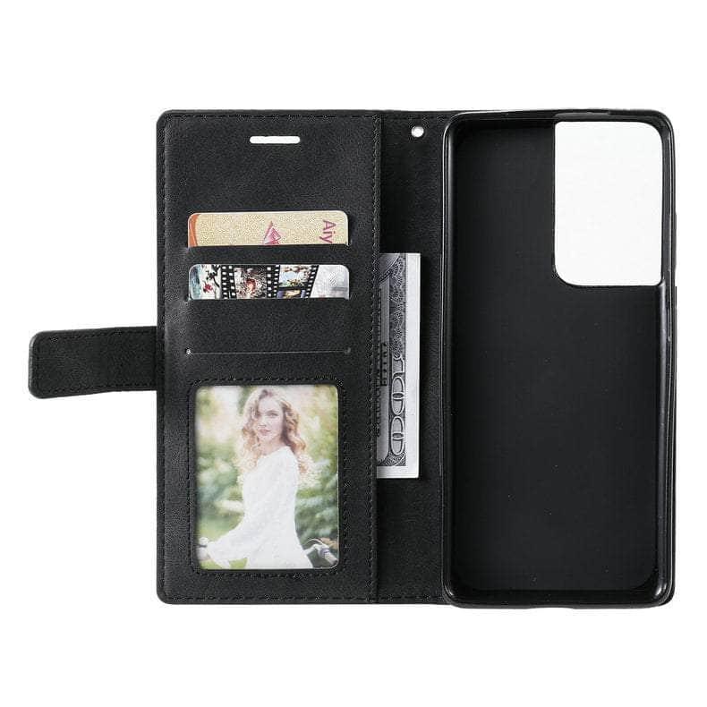 Casebuddy Galaxy S23 Ultra Leather Business Wallet Book