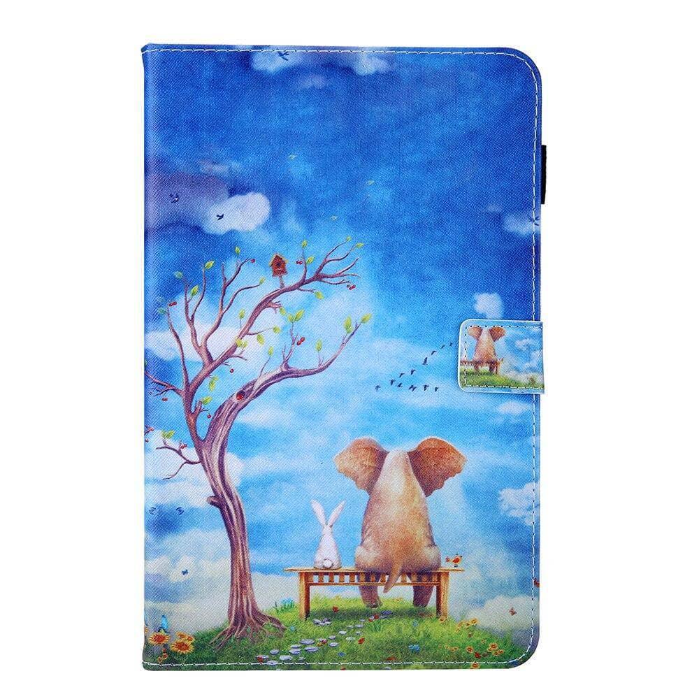 Galaxy Tab A 10.1" 2019 SM-T510 SM-T515 10.1 PU Leather Tablet Fashion Cartoon Cover - CaseBuddy