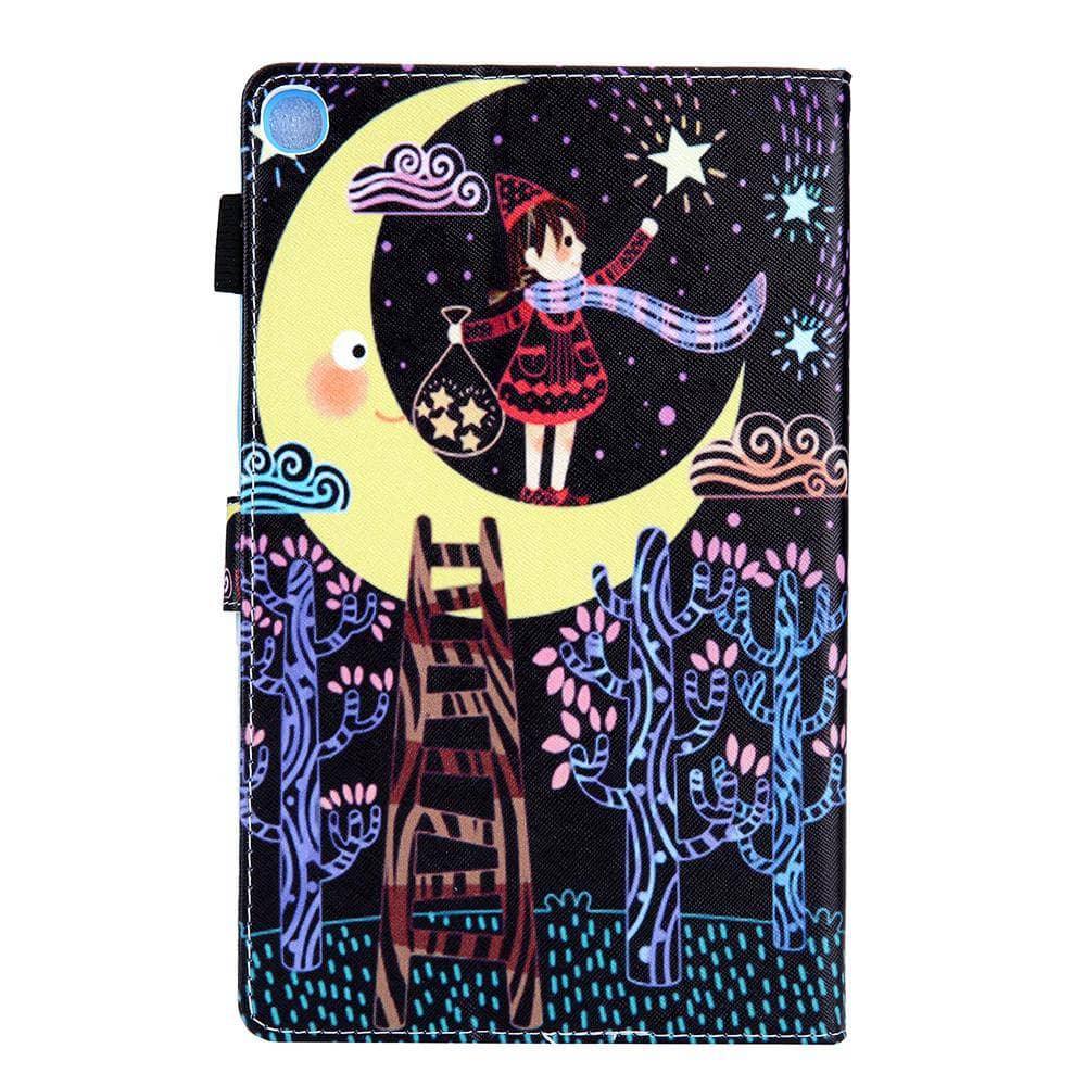 Galaxy Tab A 10.1" 2019 SM-T510 SM-T515 10.1 PU Leather Tablet Fashion Cartoon Cover - CaseBuddy