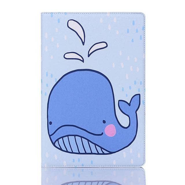 Galaxy Tab A 10.1 2019 T510 T515 SM-T510 PU Leather Animal Pattern Flip Stand - CaseBuddy