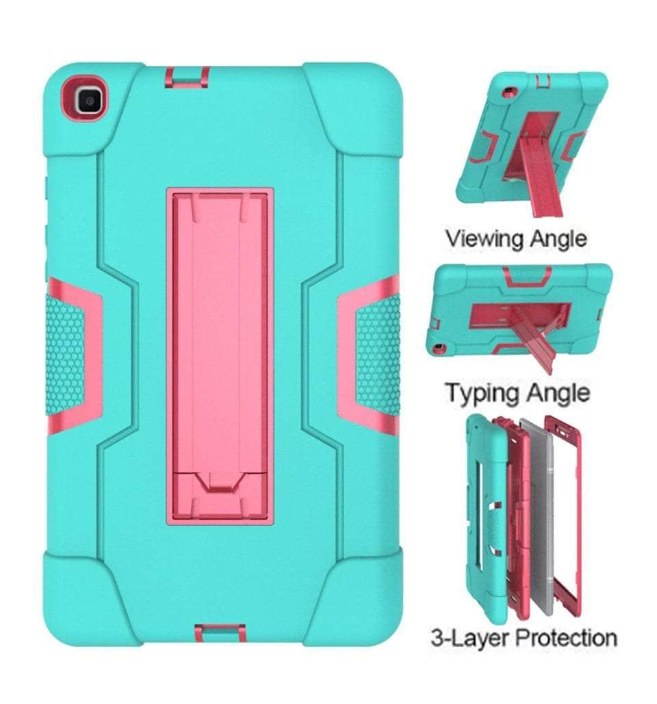 Galaxy Tab A 8.0 2019 SM-T290 SM-T295 Heavy Duty 3 in 1 Hybrid Rugged Case - CaseBuddy