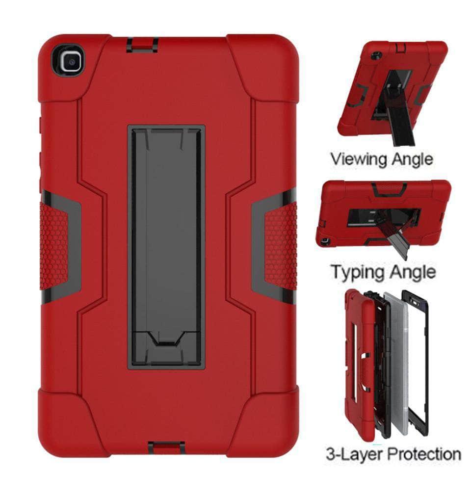 Galaxy Tab A 8.0 2019 SM-T290 SM-T295 Heavy Duty 3 in 1 Hybrid Rugged Case - CaseBuddy