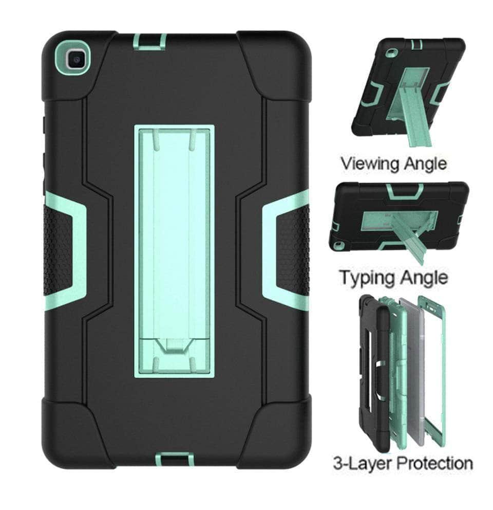 Galaxy Tab A 8.0 2019 SM-T290 SM-T295 Heavy Duty 3 in 1 Hybrid Rugged Case - CaseBuddy