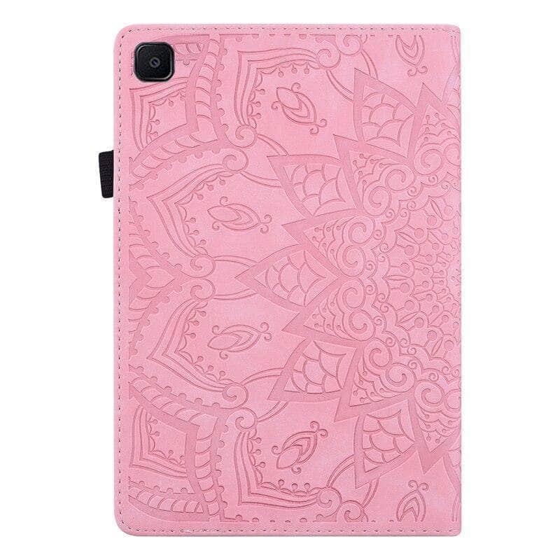 Galaxy Tab A7 10.4 2 T500 T505 Classic Flower Leather Cover - CaseBuddy