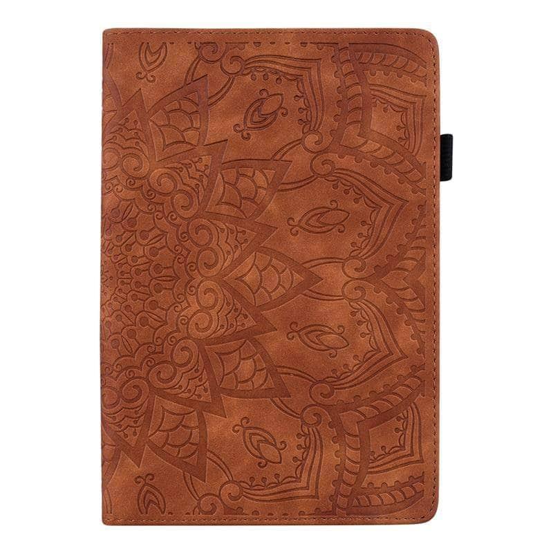 Galaxy Tab A7 10.4 2 T500 T505 Classic Flower Leather Cover - CaseBuddy