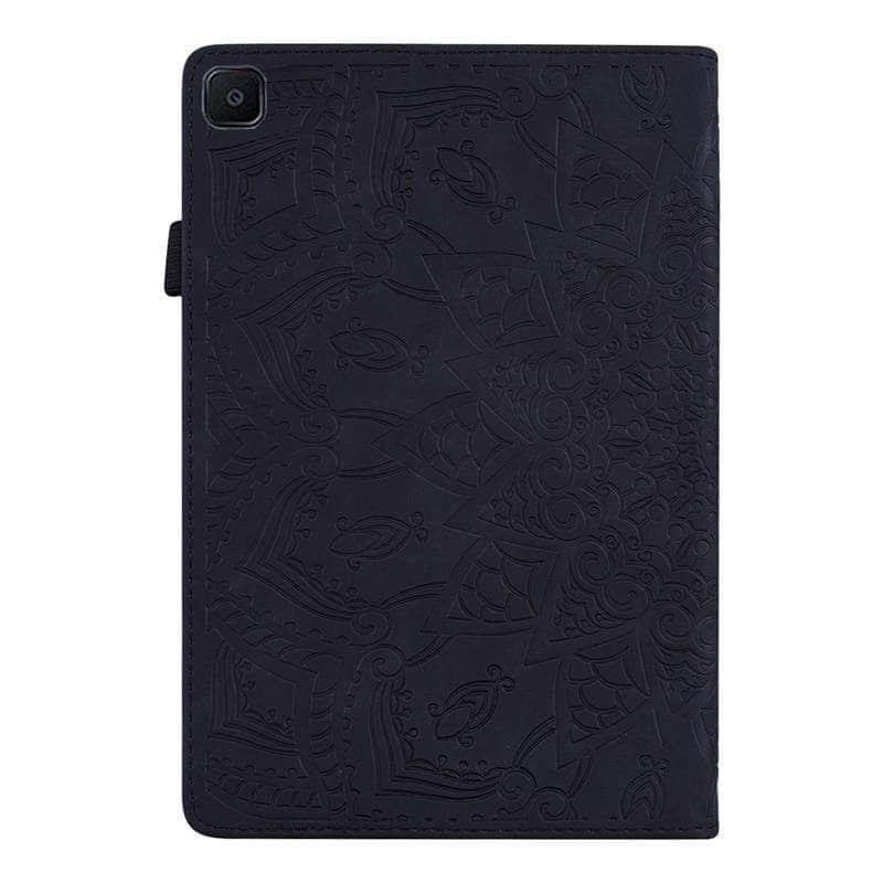 Galaxy Tab A7 10.4 2 T500 T505 Classic Flower Leather Cover - CaseBuddy