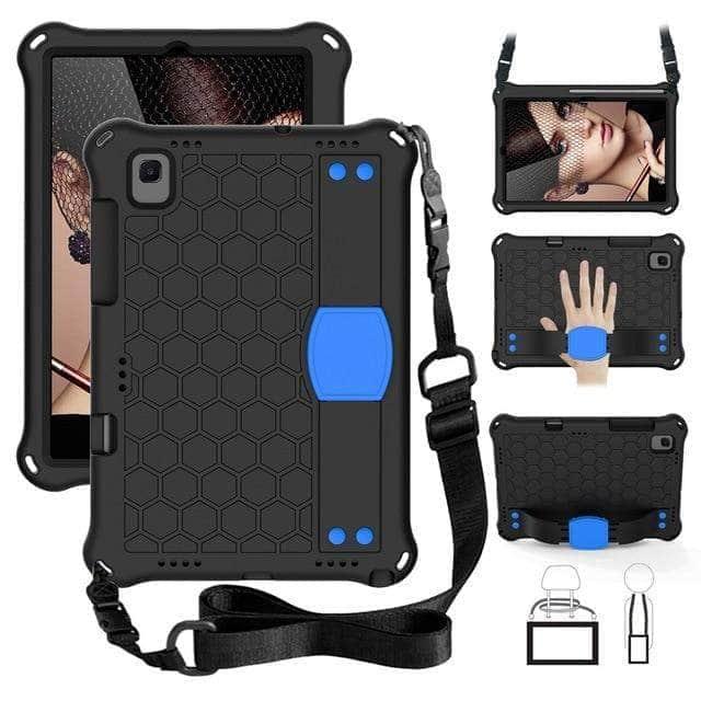 CaseBuddy Australia Casebuddy Black - Blue Galaxy Tab A7 10.4 2020 T500 T505 EVA Kids Safe Foam Shockproof Case