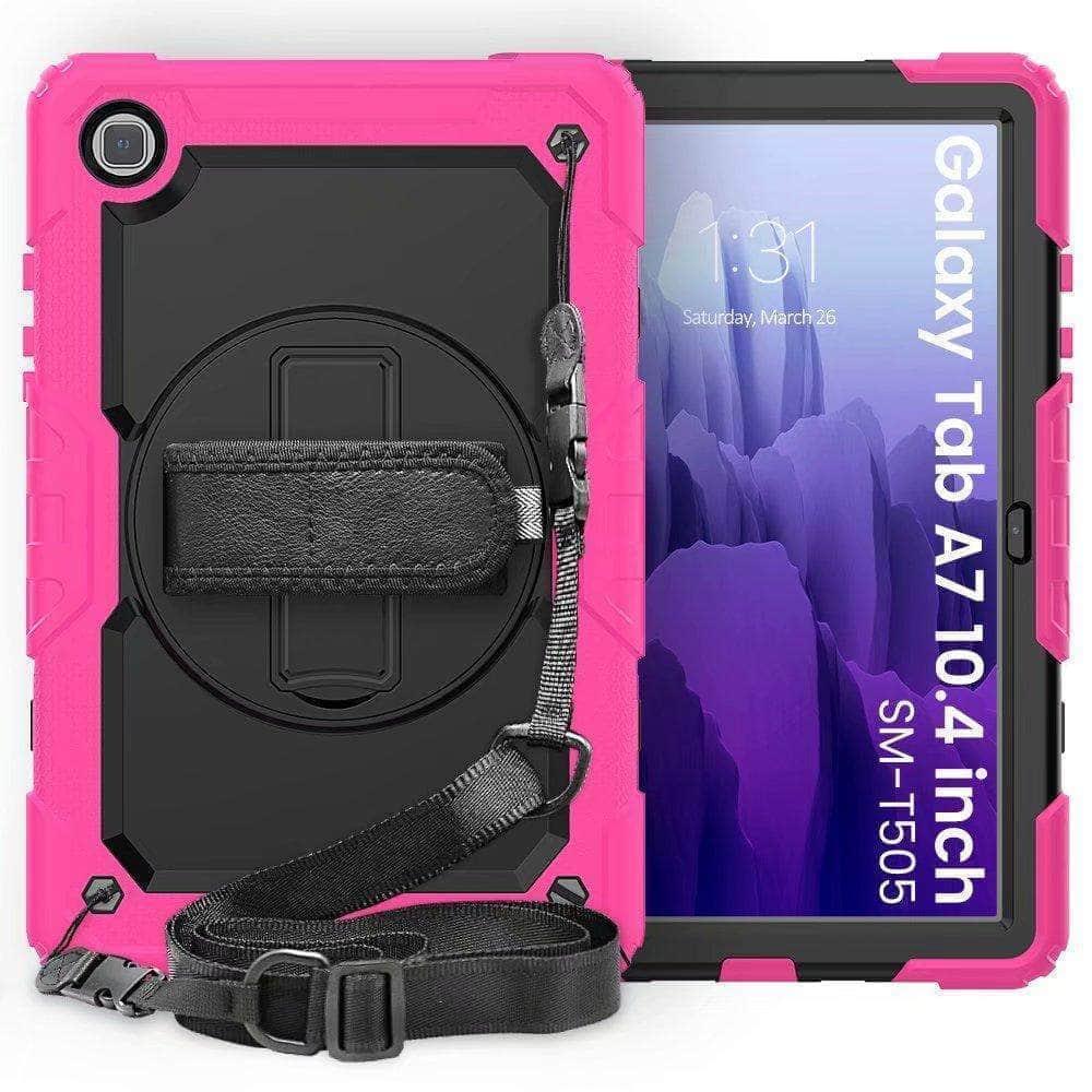 CaseBuddy Australia Casebuddy Galaxy Tab A7 Case 10.5 T500 T505 Heavy Duty Shockproof Rugged Hybrid Protective Case