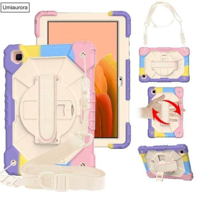 CaseBuddy Australia 02 Rainbow Pink BGE / A7 Lite 8.7 T225 Galaxy Tab A7 Lite 2021 T220 T225 Tablet Kids Shockproof Cover