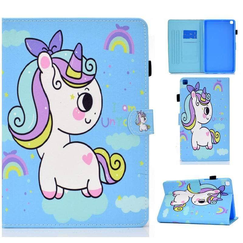 CaseBuddy Australia Casebuddy Galaxy Tab A7 Lite T220 T225 Cartoon Leather Stand