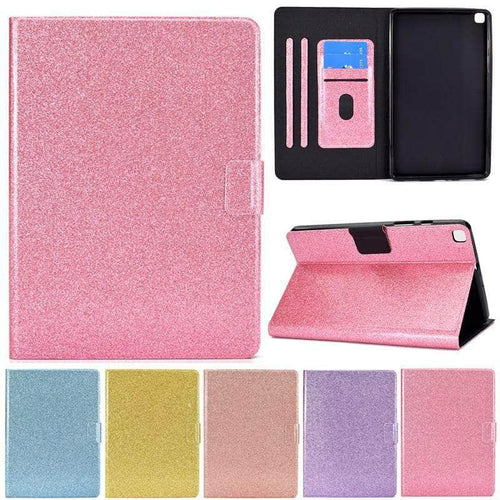 CaseBuddy Australia Casebuddy Galaxy Tab A7 Lite T220 T225 Glitter Bling Leather Case