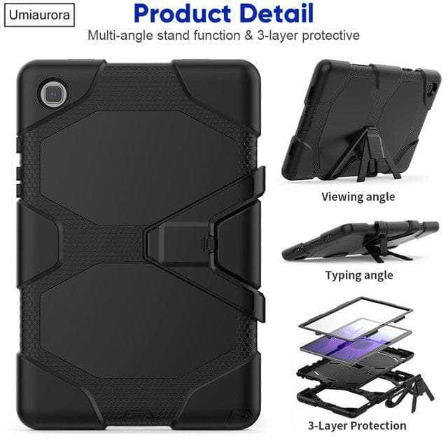 CaseBuddy Australia Casebuddy Black / Tab A8 10.5 X200 Galaxy Tab A8 10.5 (2022) Kids Shockproof Case