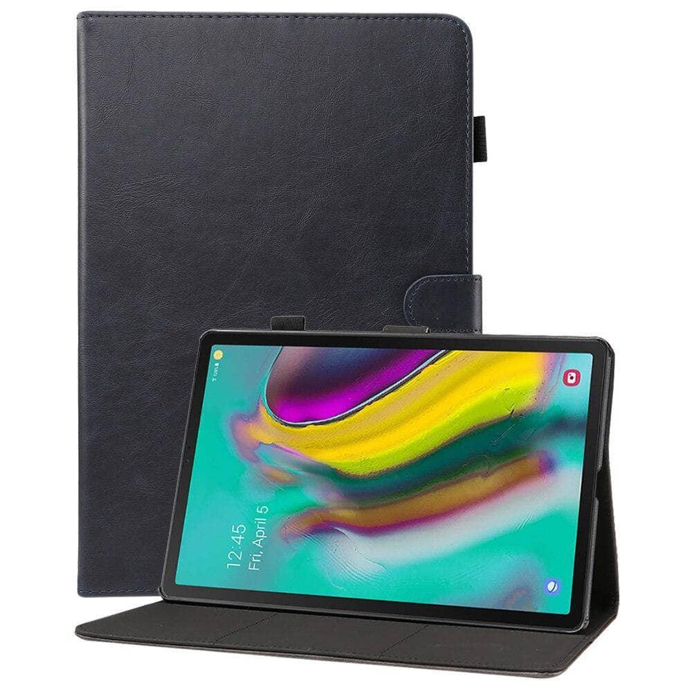 Galaxy Tab S5e 10.5 SM-T720 SM-T725 Simple Design Soft PU Leather Smart Flip Tablet Case - CaseBuddy