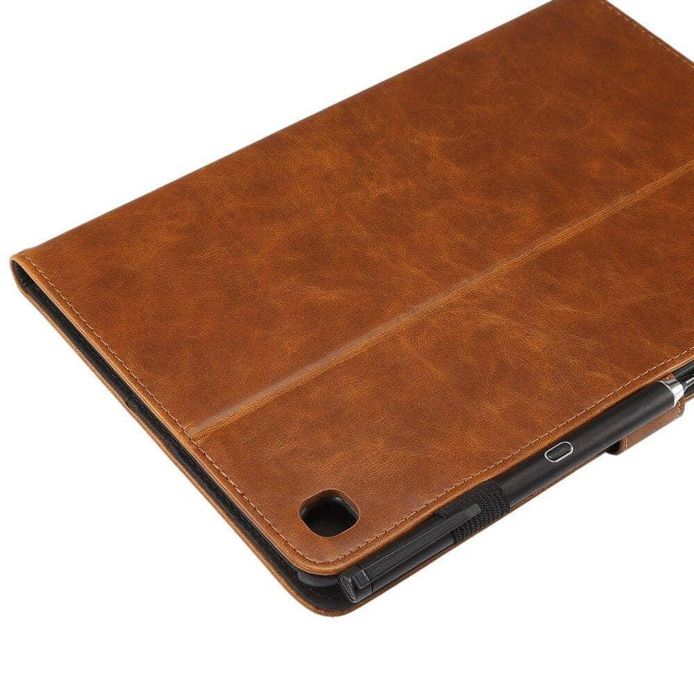 Galaxy Tab S5e 10.5 SM-T720 SM-T725 Simple Design Soft PU Leather Smart Flip Tablet Case - CaseBuddy