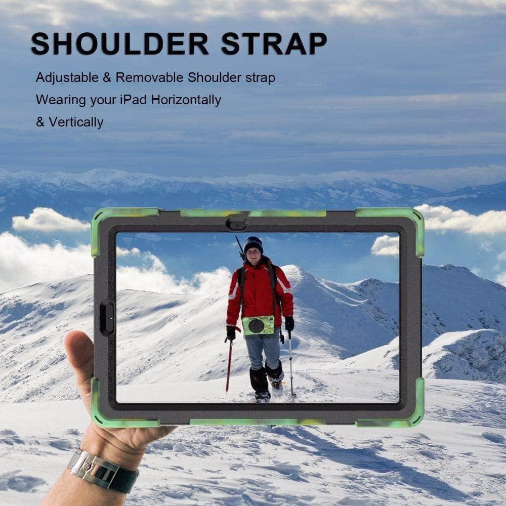 CaseBuddy Australia Casebuddy Galaxy Tab S6 Lite 10.4 P610 P615 360 Rotatable Shockproof Case Hand Shoulder Strap