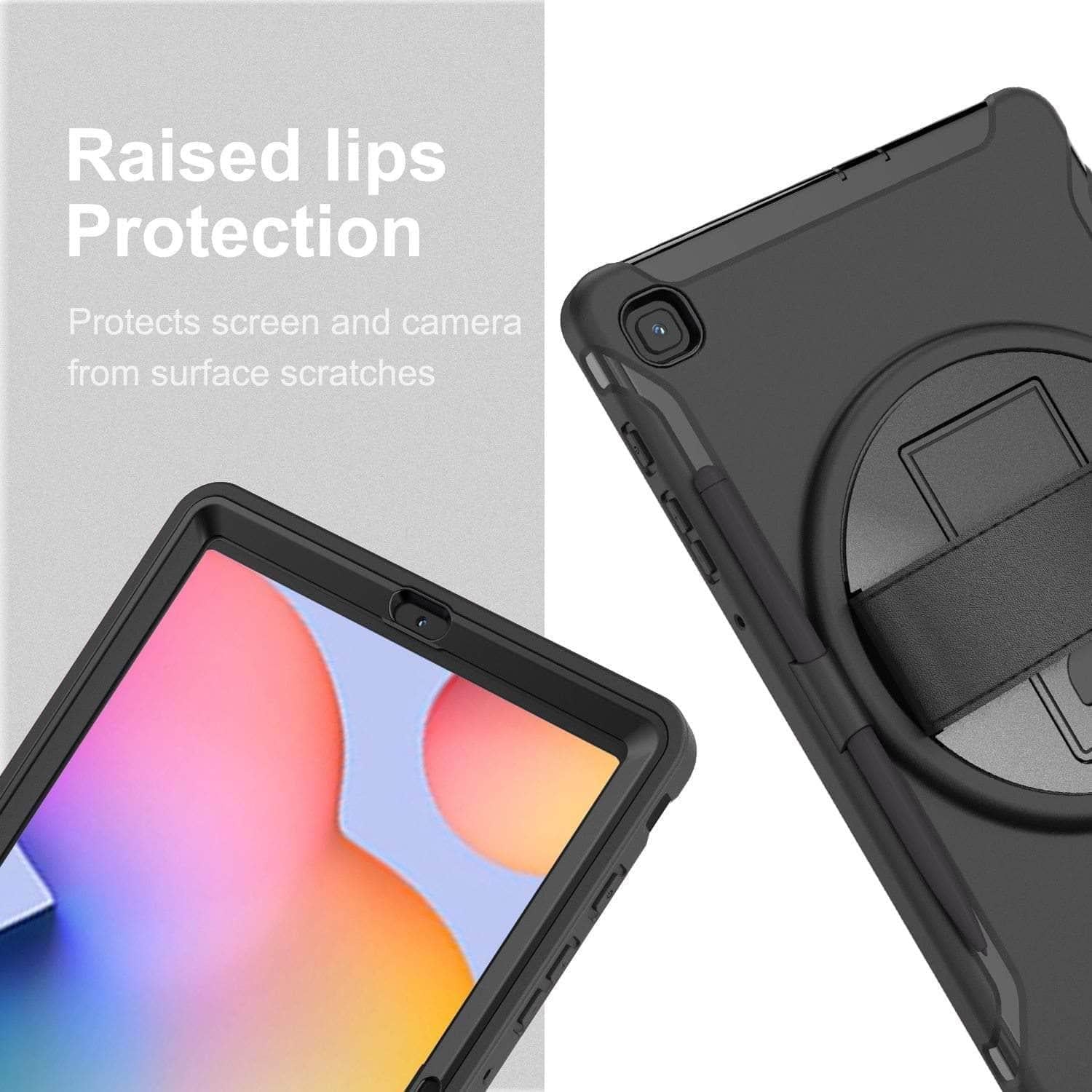 CaseBuddy Australia Casebuddy Galaxy Tab S6 Lite 10.4 P610 P615 Rotation Shockproof Heavy Duty Rugged Case