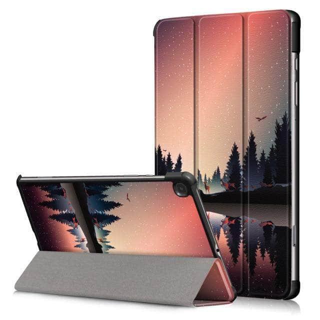 Galaxy Tab S6 Lite 10.4 P610 P615 Ultra Slim Magnetic Themed Case - CaseBuddy