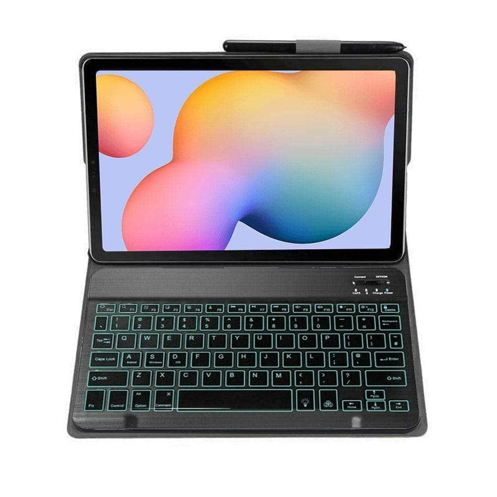 CaseBuddy Australia Casebuddy Galaxy Tab S6 Lite 10.4 P610 P615 Wireless Bluetooth Keyboard Backlit Case