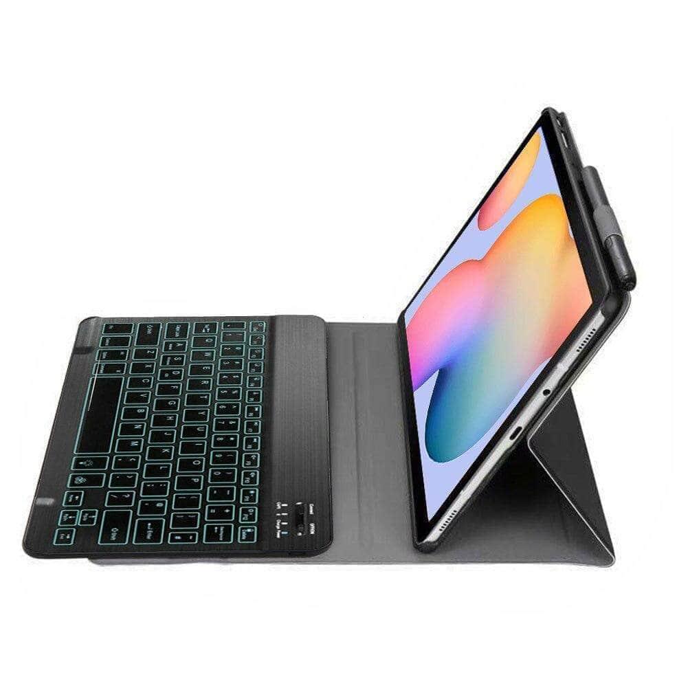 CaseBuddy Australia Casebuddy Galaxy Tab S6 Lite 10.4 P610 P615 Wireless Bluetooth Keyboard Backlit Case