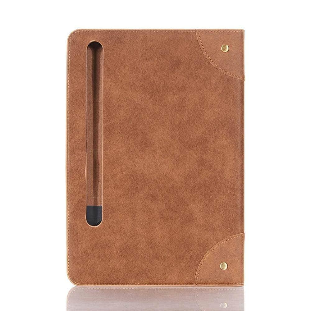 Galaxy Tab S7 11 T870 T875 Automatic Wake/Sleep Magnetic Kickback Retro Flip Case - CaseBuddy