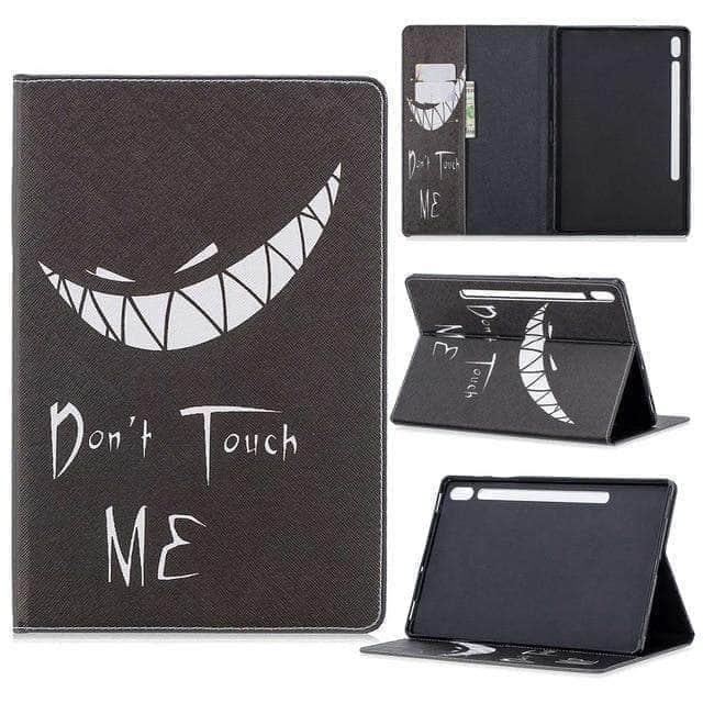 CaseBuddy Australia Casebuddy Cheshire Cat Galaxy Tab S7 11 T870 T875 Slim Shockproof Stand Case