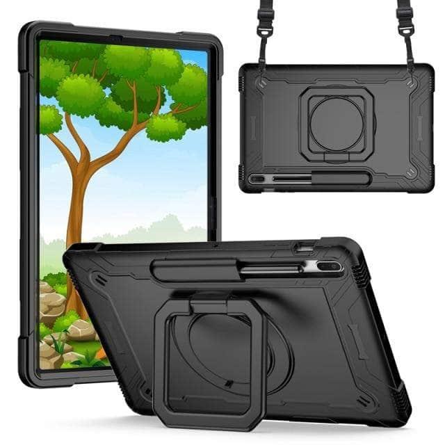 CaseBuddy Australia Casebuddy 05 Galaxy Tab S7 Lite 12.4 T730 T735 Heavy Duty Shockproof Stand