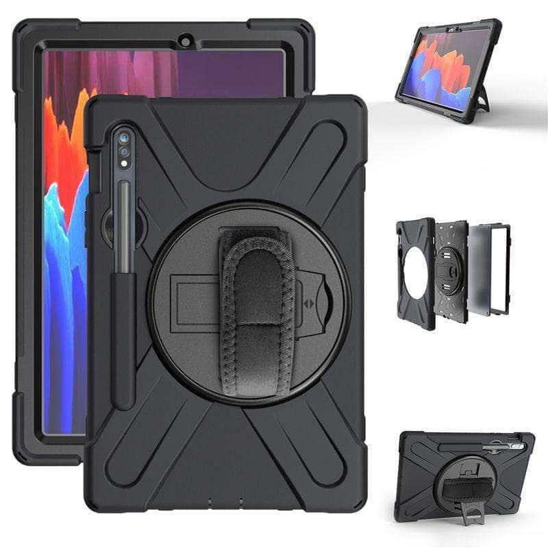 CaseBuddy Australia Casebuddy Galaxy Tab S7 Plus S T970 T975 12.4 Rugged Pencil Holder Hard Stand