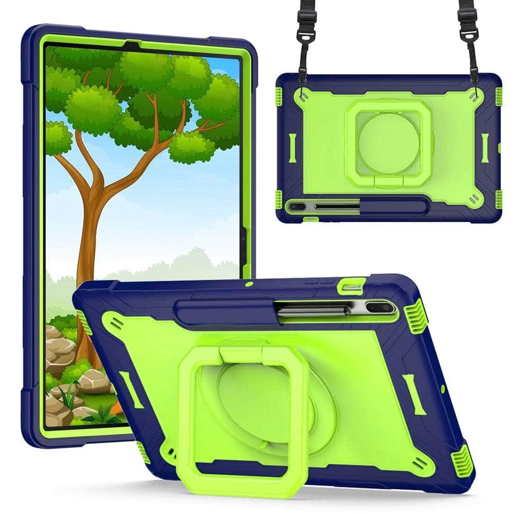 CaseBuddy Australia Casebuddy Galaxy Tab S8 Plus Shock Proof Child Shoulder Strap Case