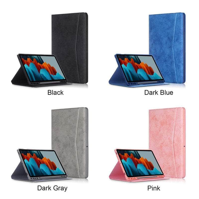 CaseBuddy Australia Casebuddy Galaxy Tab S8 Plus X800 Pencil Holder Luxury Smart Case