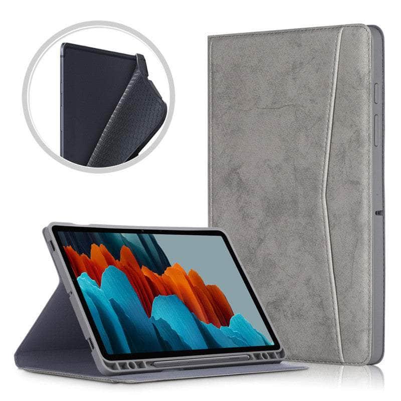 CaseBuddy Australia Casebuddy Galaxy Tab S8 Plus X800 Pencil Holder Luxury Smart Case