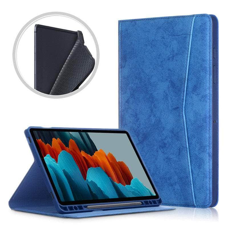 CaseBuddy Australia Casebuddy Galaxy Tab S8 Plus X800 Pencil Holder Luxury Smart Case