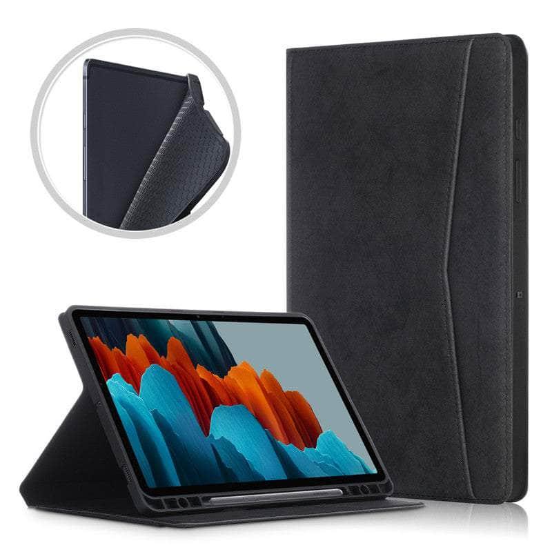 CaseBuddy Australia Casebuddy Galaxy Tab S8 Plus X800 Pencil Holder Luxury Smart Case