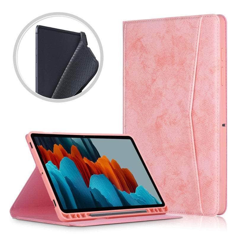 CaseBuddy Australia Casebuddy Galaxy Tab S8 Plus X800 Pencil Holder Luxury Smart Case