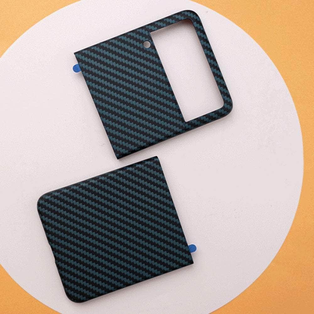 Casebuddy Blue / China / For Z flip 3 Galaxy Z 3 Flip Carbon Case