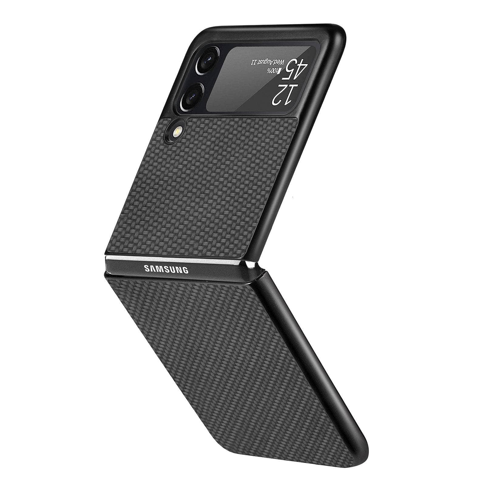 Casebuddy Galaxy Z Flip 3 Luxury Carbon Fiber Slim Case