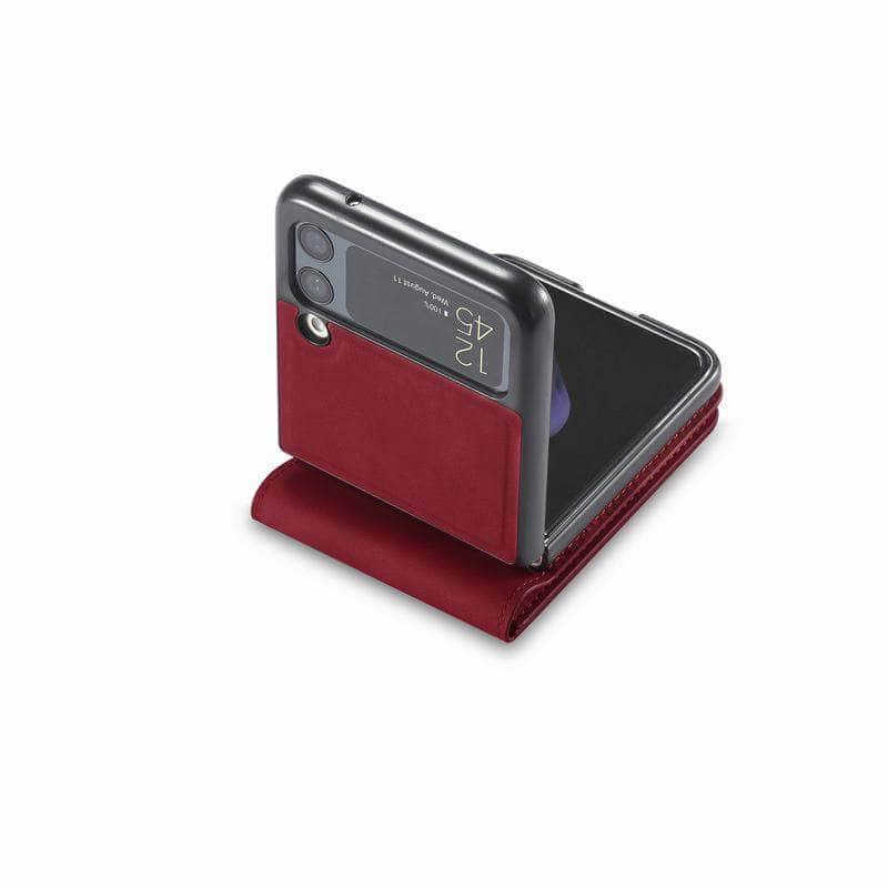 Casebuddy Galaxy Z Flip 3 Luxury Leather Wallet