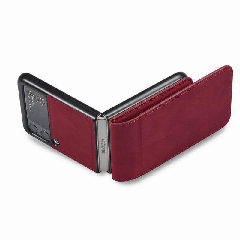 Casebuddy Galaxy Z Flip 3 Luxury Leather Wallet