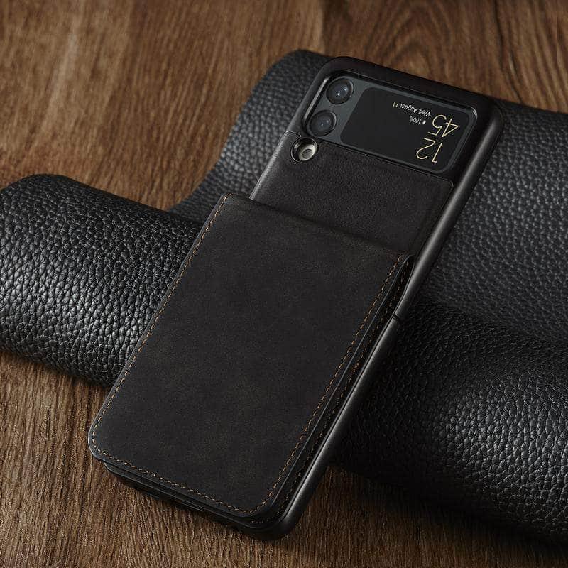 Casebuddy Galaxy Z Flip 3 Luxury Leather Wallet