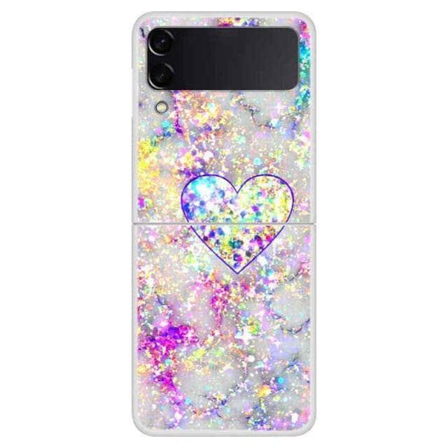 CaseBuddy Australia Casebuddy For Galaxy Z Flip 3 / 59 Galaxy Z Flip 3 Themed Clear Hard PC Back Cover