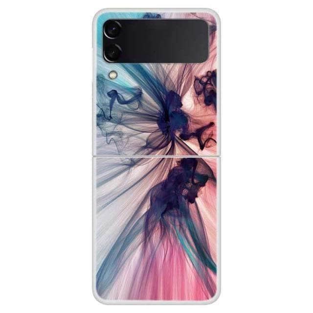 CaseBuddy Australia Casebuddy For Galaxy Z Flip 3 / 23 Galaxy Z Flip 3 Themed Clear Hard PC Back Cover