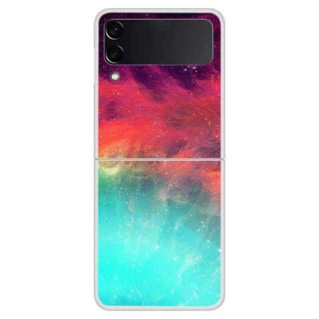 CaseBuddy Australia Casebuddy For Galaxy Z Flip 3 / 50 Galaxy Z Flip 3 Themed Clear Hard PC Back Cover