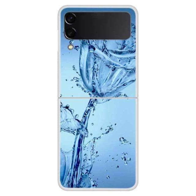 CaseBuddy Australia Casebuddy For Galaxy Z Flip 3 / 25 Galaxy Z Flip 3 Themed Clear Hard PC Back Cover