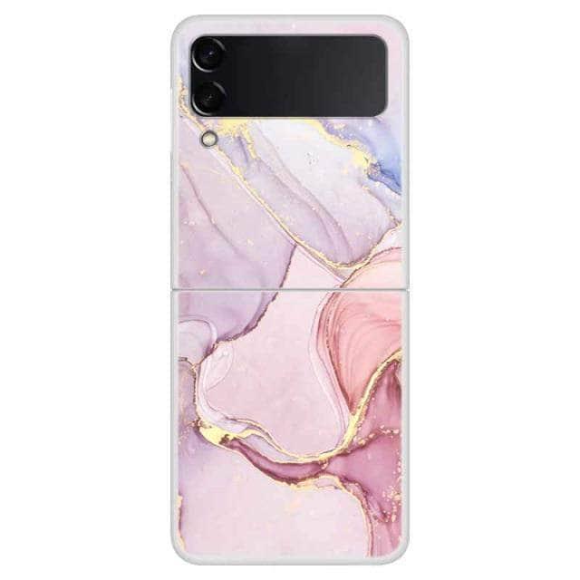 CaseBuddy Australia Casebuddy For Galaxy Z Flip 3 / 12 Galaxy Z Flip 3 Themed Clear Hard PC Back Cover