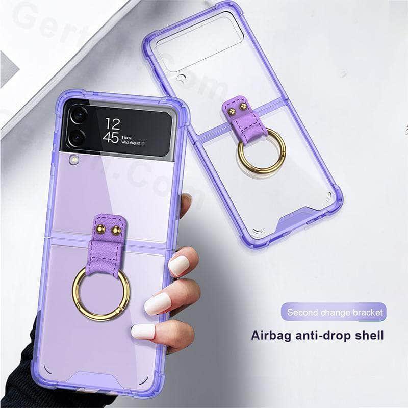 Casebuddy Galaxy Z Flip 3 Transparent Bumper Silicone Cover