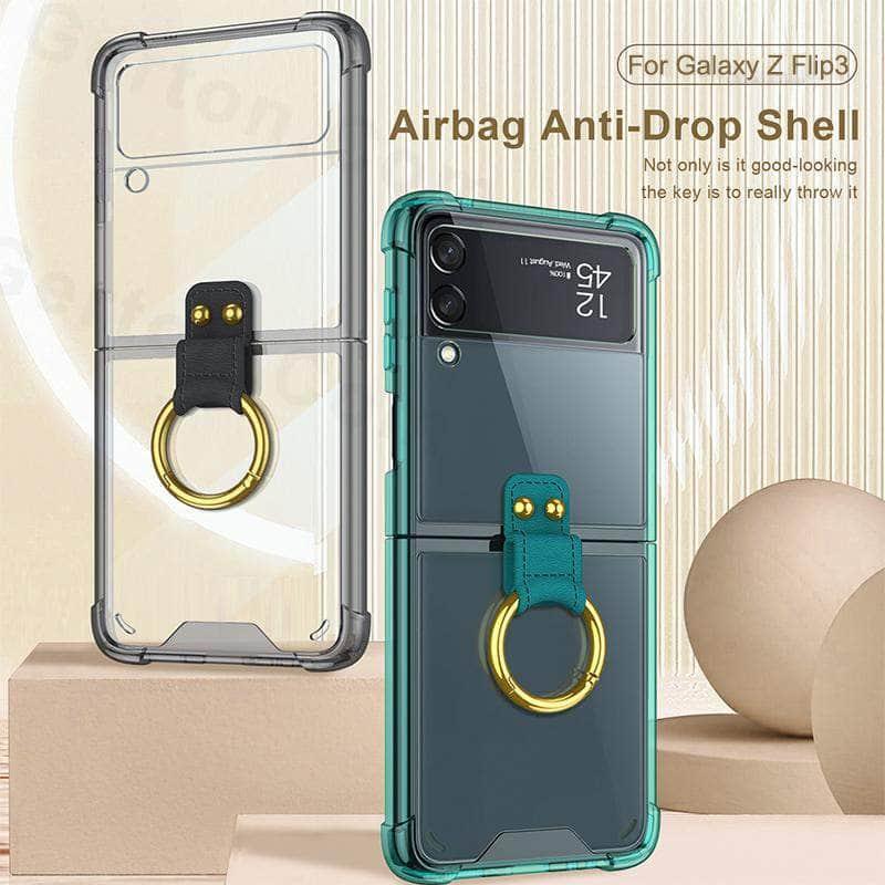 Casebuddy Galaxy Z Flip 4 Transparent Bumper Silicone Cover