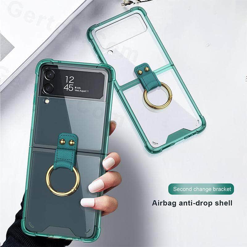 Casebuddy Galaxy Z Flip 4 Transparent Bumper Silicone Cover