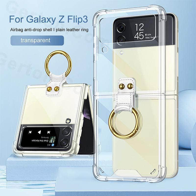 Casebuddy Galaxy Z Flip 4 Transparent Bumper Silicone Cover