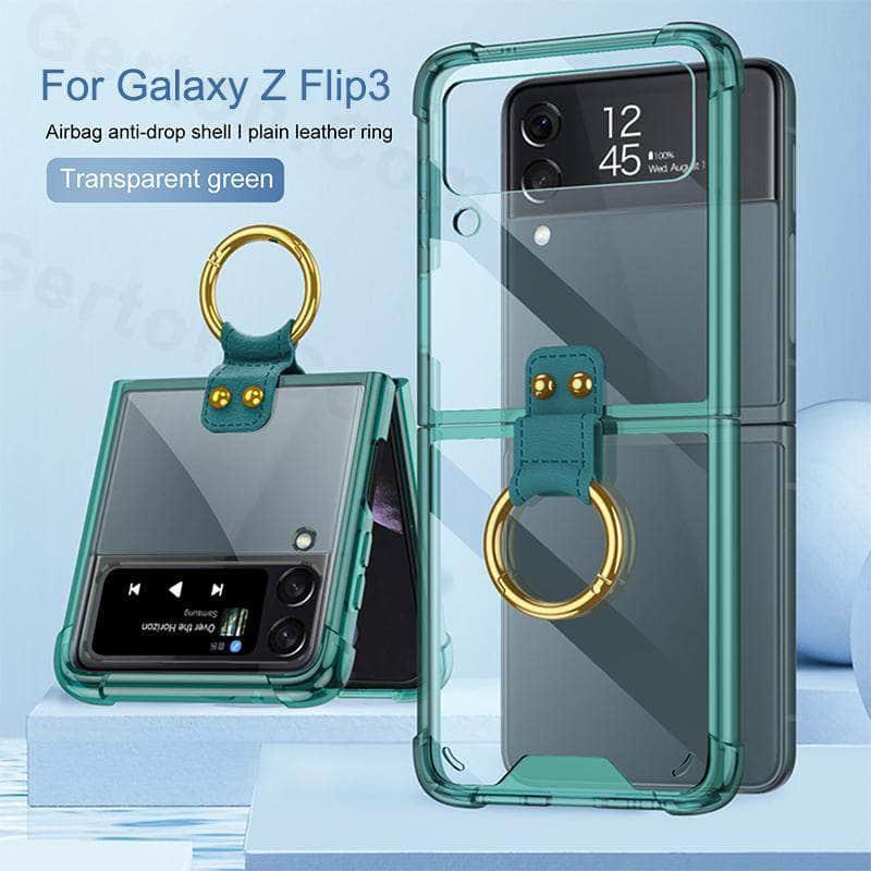 Casebuddy Galaxy Z Flip 4 Transparent Bumper Silicone Cover