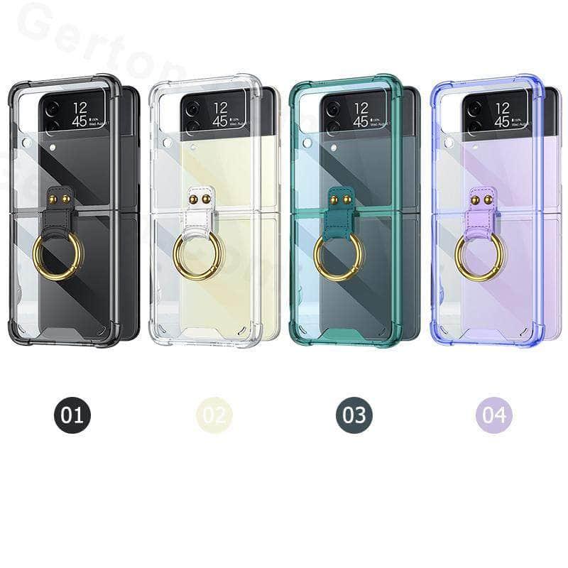 Casebuddy Galaxy Z Flip 4 Transparent Bumper Silicone Cover