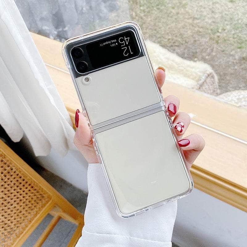 Casebuddy Galaxy Z Flip 4 Transparent Hard Hinge Protector